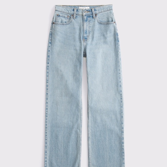 Abercrombie & Fitch Denim - High Rise 90s Relaxed light Jean LONG